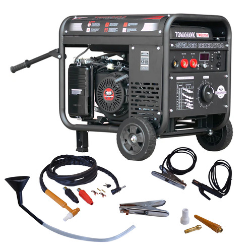  Tomahawk - 210 Amp Welder Generator Stick TIG Engine Driven Inverter 2000 Watt Portable Kit - TWG210A