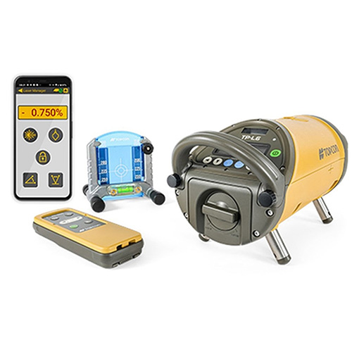 Topcon TP-L6 Series Red Beam Pipe Laser w/ LED Plumb (1034437-05)