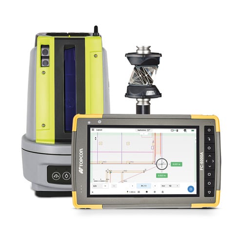 Topcon LN-50 3D Layout Navigator Kit with FC-6000A Field Computer & ATP2 360-Degree Prism - 1066232-01 ET18501