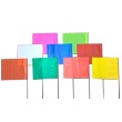 Trinity Tape 4" x 5" Marking Stake Flags - 21" Length (13 Colors Available) ES8804