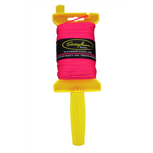 US Tape Stringliner Original Nylon Line Reel Braided, 100&#39; - (8 Colors Available)