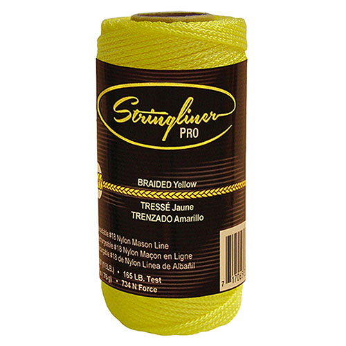 US Tape 125&#39; Braided Stringliner Mason&#39;s Line Replacement Rolls