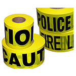 US Tape 300' Stringliner Barricade Tape - Yellow Caution Cuidado (2 mil) - 16932 ET14356