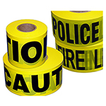 US Tape 1000' Stringliner Barricade Tape - Yellow Caution Cuidado (2 mil) - 16947 ET14361