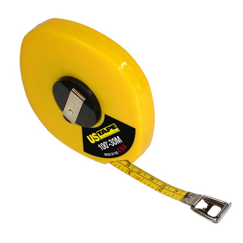 US Tape Contractors Series Tapes ABS Closed Reel MADE in USA, Yellow Case - (4 Sizes Available)