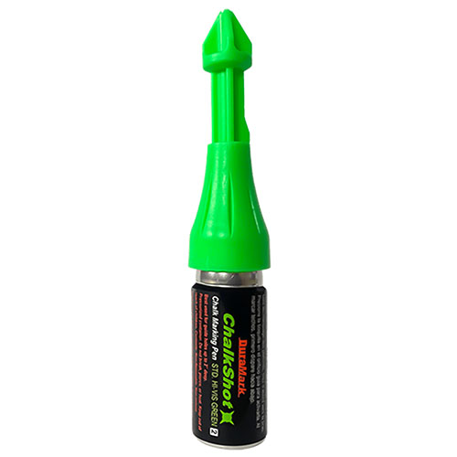  US Tape DuraMark ChalkShot Individual Pen - Hi-Vis Green - 76700