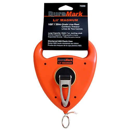  US Tape 100'/30m DuraMark Lil' Magnum Chalk Line Reel - 75200