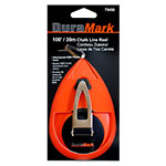 US Tape 100' DuraMark Shockproof ABS Orange Plastic Case Chalk Reel - 75450 ET14406
