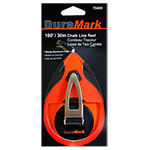 US Tape 100' DuraMark Orange Aluminum Case Chalk Reel with Rubber Grips - 75400 ET14407