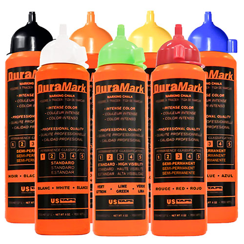 US Tape 8 oz. DuraMark Construction Chalk - (7 Colors Available)