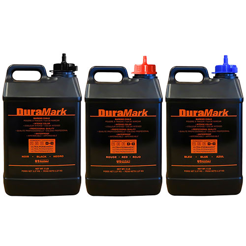  US Tape 5 lb. DuraMark Construction Chalk - Permanent - (3 Colors Available)