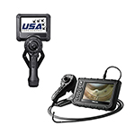 USA Borescopes 5" LCD Touchscreen 6mm HD Dual View Videoscope with Interchangeable Tips & Joystick Articulation - (2 Lengths Available) ET18528
