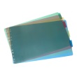 Filemode 11" x 17" Archival 5 Tab Multi-Colored Index Dividers - 30218 ES9211