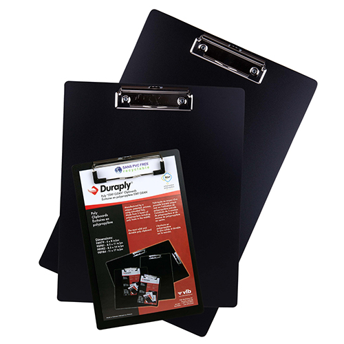  VLB Duraply 8.5 x 11 &quot;Stay Clean&quot; Clipboards - 98981