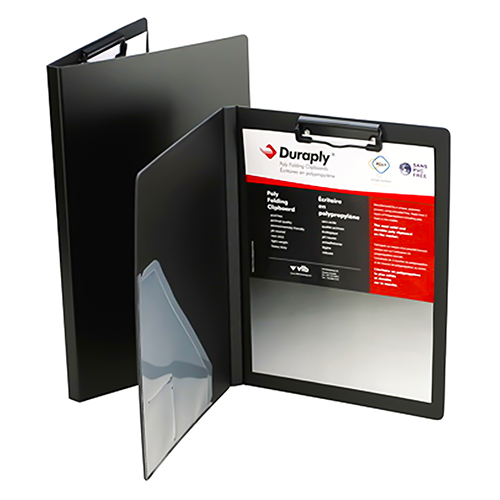 Photograph of VLB Duraply 8.5&quot; x 11&quot; Folding Clipboard Portfolio, Letter-Size - 98985