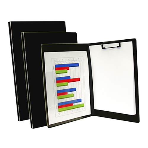 Photograph of VLB Duraply 8.5&quot; x 11&quot; Folding Clipboard Portfolio, Letter-Size - 98985