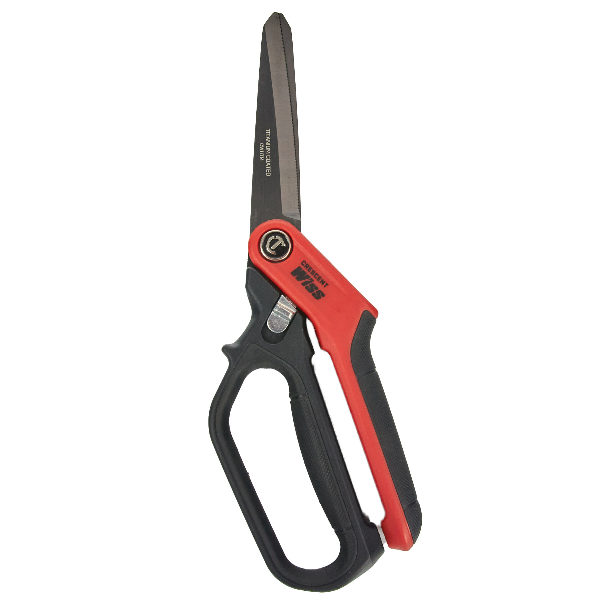 Crescent Wiss 11" Heavy-Duty Titanium Coated Single Ring Tradesman Shears - CW11TM ET15216