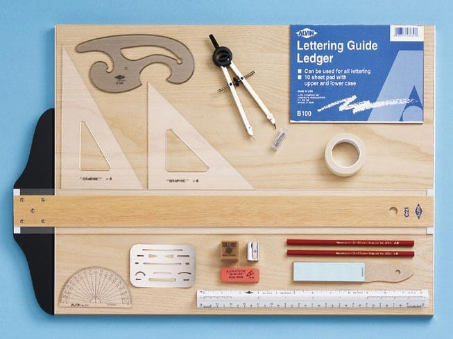 FRCOLOR 1 Box of Professional Student Drafting Kit Engineering