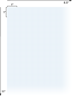 alvin quadrille paper with 8 x 8 grid 85 x 11 no 1430 4
