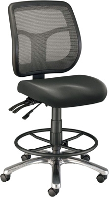 Alvin Argentum Mesh Back Drafting Chair Ch728 45dh