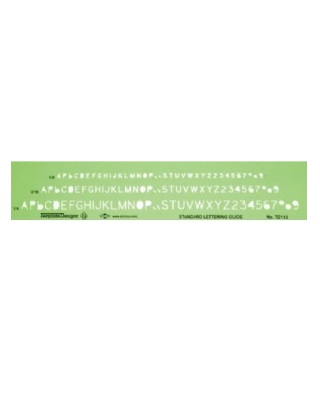 alvin td112 lettering template engineersupply
