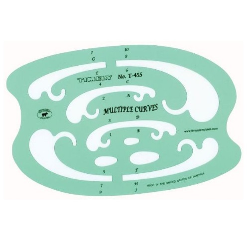alvin 455t timely multiple curve template engineersupply