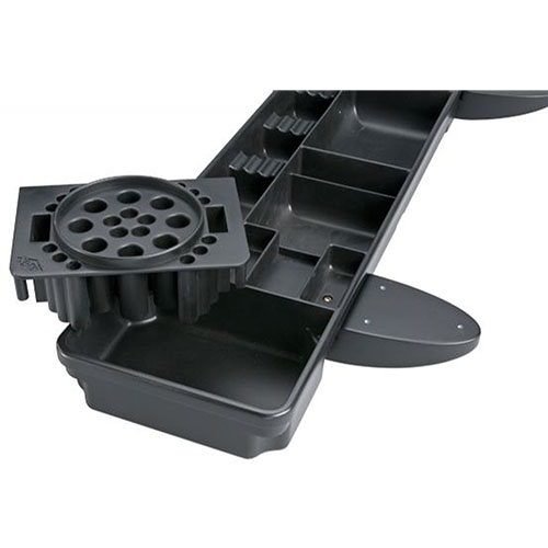 Photograph of Alvin Black Table and Desktop Storage Tray - TT599-2