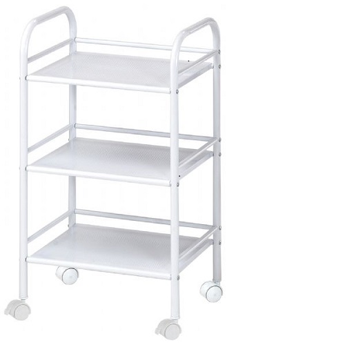 Alvin Storage Cart 3-Shelf White SH3WH