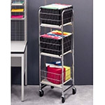 Charnstrom Tall Compact Office Mail Distribution and File Cart (M017) ET14609