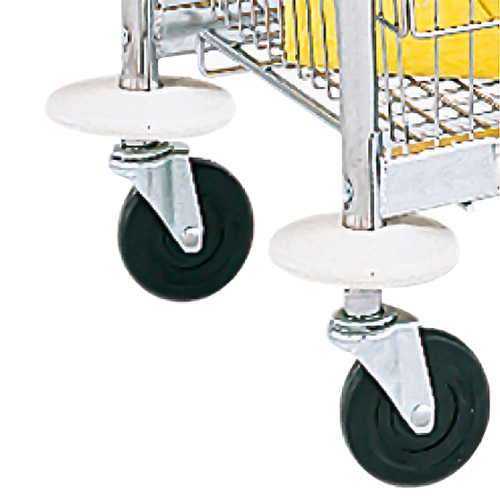  Charnstrom 5&quot; Mail Room and Office Cart Donut Bumpers (RB10)