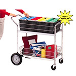 Charnstrom Medium Wire Basket Mail or Office Distribution Cart (M106) ET14619