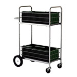 Charnstrom 52"H Tall - Medium Double Decker Mail and Office Delivery Cart (M265) ET14693