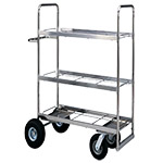 Charnstrom Extra Long Triple Decker Frame Mail Cart with Air Tire - (2 Options Available) ET14721