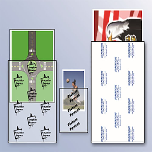 Peep Squirrel White Sign Bags (8 Sizes Available)
