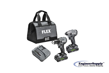 Flex Tools Compact Drill Driver & Impact Driver Combo Kit