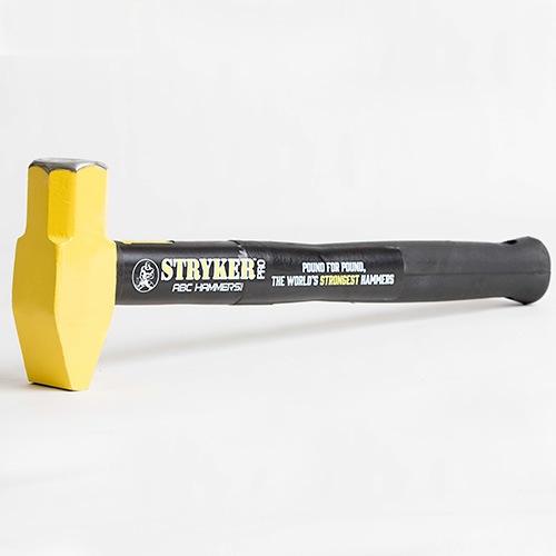 ABC Hammers Stryker Pro Cross Pein Hammer - Steel Reinforced Rubber Handle