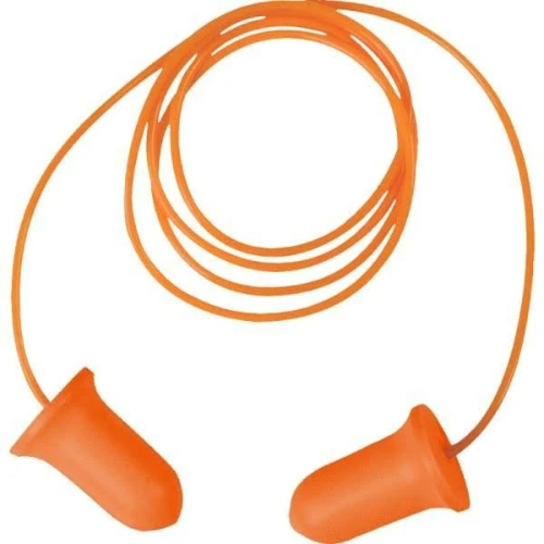  DeltaPlus Disposable Earplugs - Hi-Vis Orange (200 Pack) - CONICCOPL200OR
