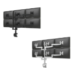 Fellowes Evolve Series Six Fixed + Fixed Monitor Arm - (2 Options Available) ET19900