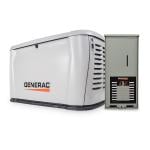 Generac 10/9kW Air-Cooled Standby Generator, 16-Circuit 100A Transfer Switch - 7321 ET22315