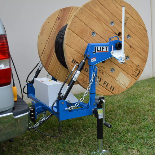 Photograph of Jameson J-Lift Hitch-Mounted Reel Lift - MTK-40