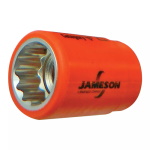 Jameson - JT-SK Series Insulated 3/8" Drive Sockets, Metric - (6 Sizes Available) ET13574