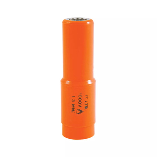 Jameson JT-SK Series Insulated 1/2&quot; Drive Deep Sockets, Metric - (5 Sizes Available)