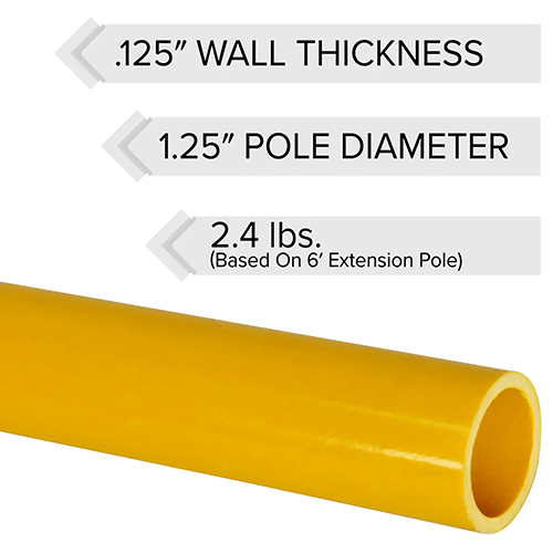 Jameson - FG-Series Hollow Core Base Pole - (5 Sizes Available)