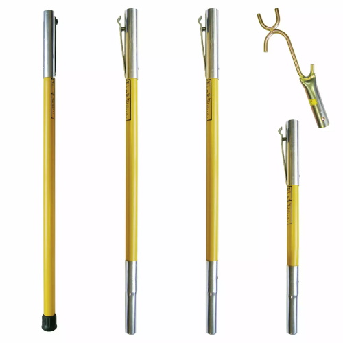 Jameson FG Series Fiberglass Pole Set with Wire Raiser - FG-6-3W