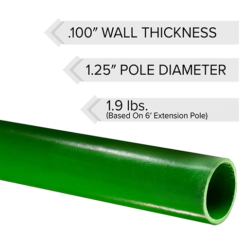 Jameson - LS-Series Hollow Core Landscaping Base Pole - (5 Sizes Available)