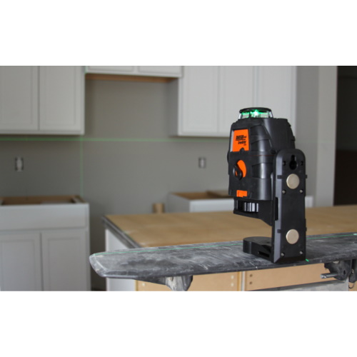 Photograph of Johnson Level Professional Self-Leveling 3x360 Degrees Laser w/ GreenBrite (40-6674)