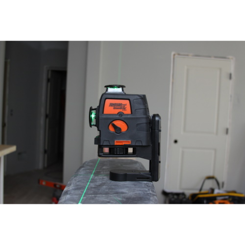 Photograph of Johnson Level Professional Self-Leveling 3x360 Degrees Laser w/ GreenBrite (40-6674)