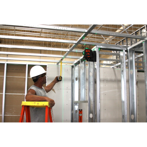 Photograph of Johnson Level Professional Self-Leveling 3x360 Degrees Laser w/ GreenBrite (40-6674)