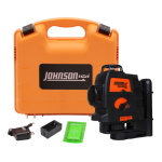 Johnson Level - Professional Self-Leveling 3x360 Degrees Laser w/ GreenBrite (40-6674) ET13958