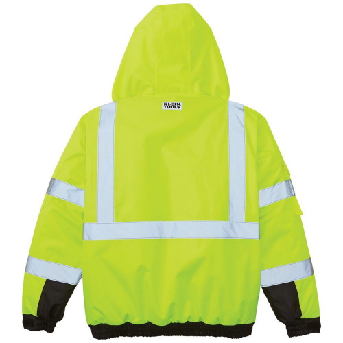 Photograph of Klein Tools High-Visibility Winter Bomber Jacket - (2 Sizes Available)